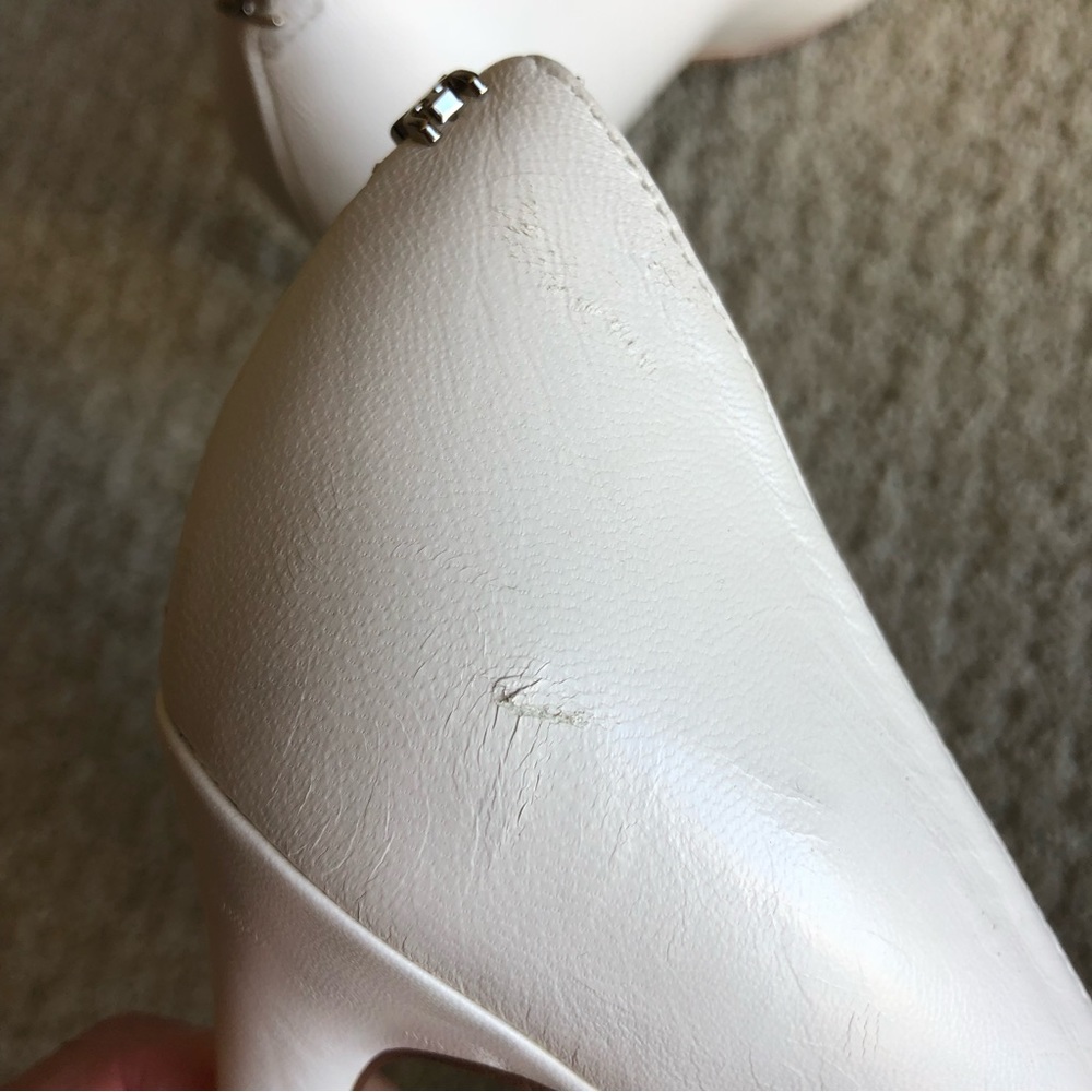 Sam Edelman Hazel White Leather Pumps - Picture 9 of 13